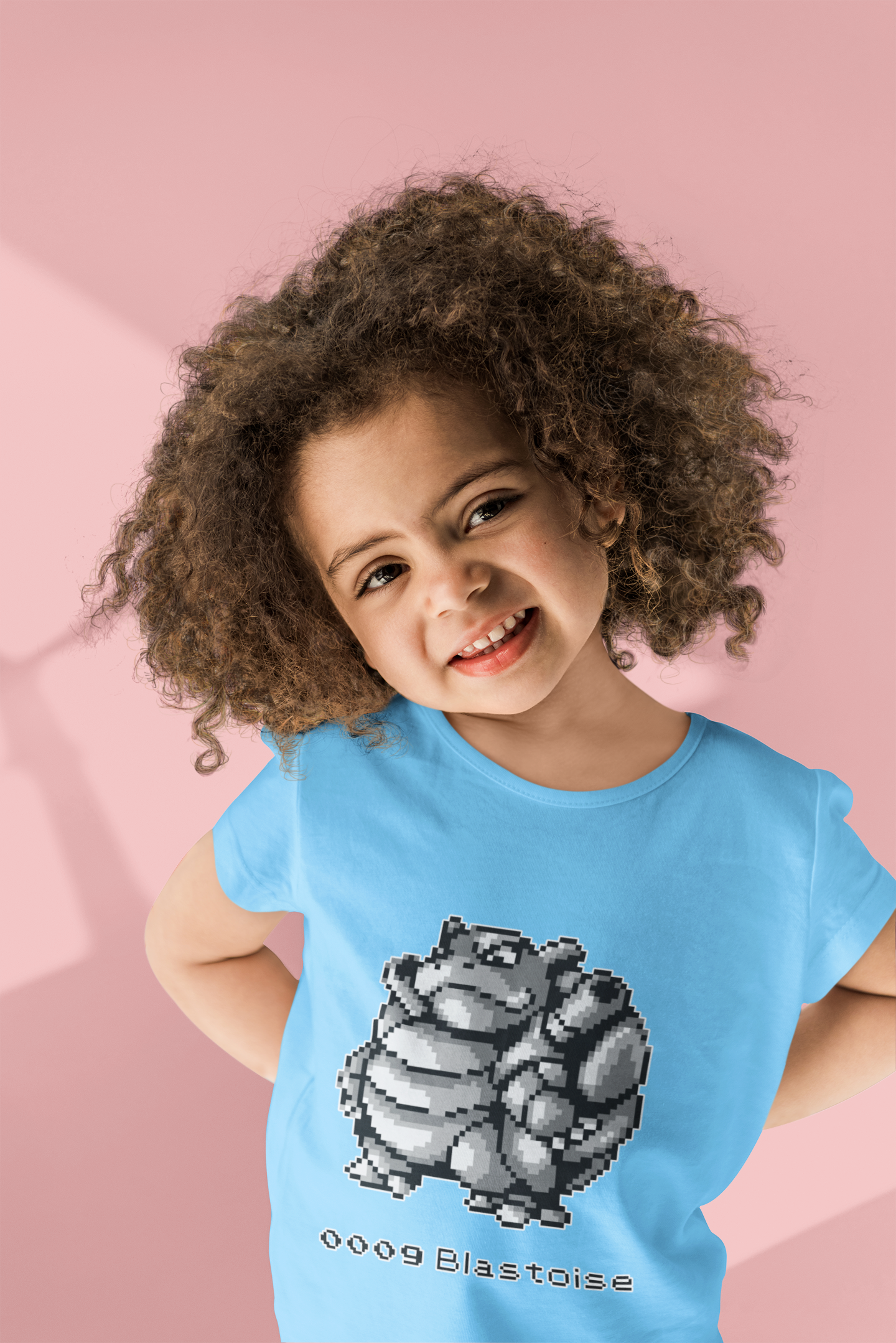 Red & Blue Sprites - PKMN012 - Playera Infantil Cuello Redondo (4 - 7 años)