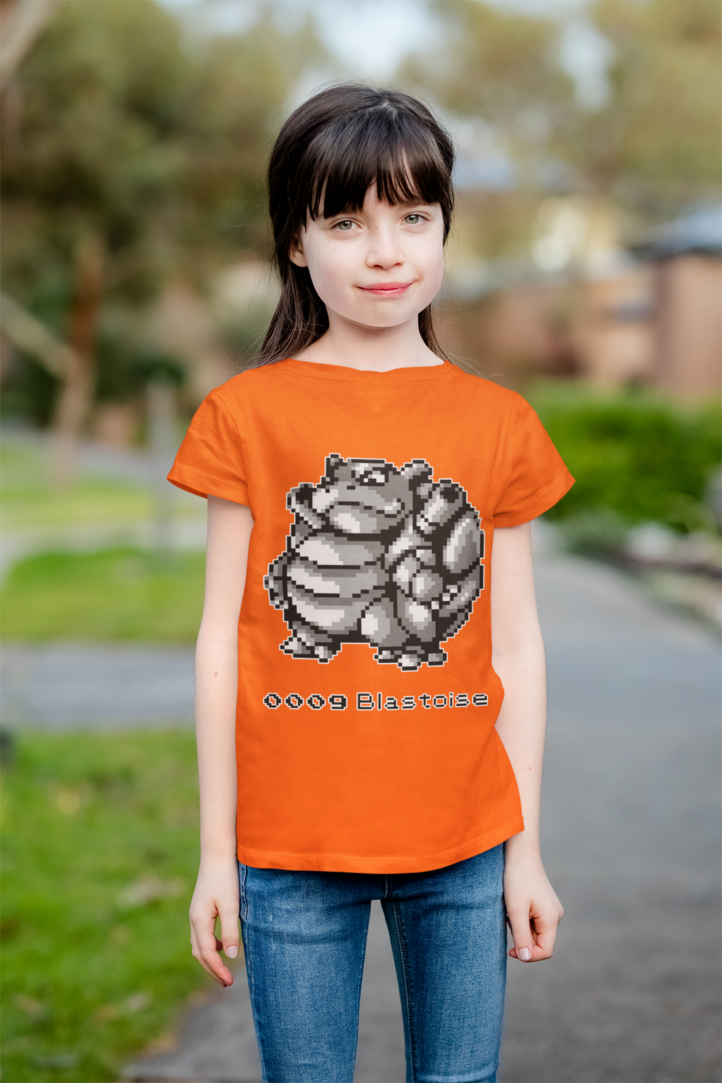 Red & Blue Sprites - PKMN012 - Playera Infantil Cuello Redondo (4 - 7 años)