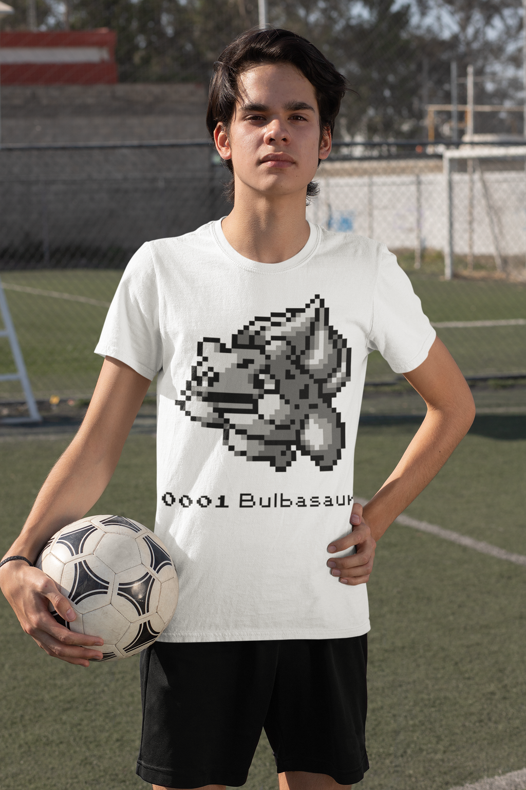 Red & Blue Sprites - PKMN004 - Playera Juvenil Cuello Redondo (8 - 14 años)