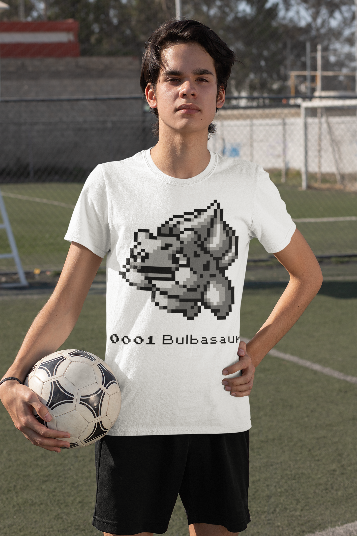Red & Blue Sprites - PKMN004 - Playera Juvenil Cuello Redondo (8 - 14 años)