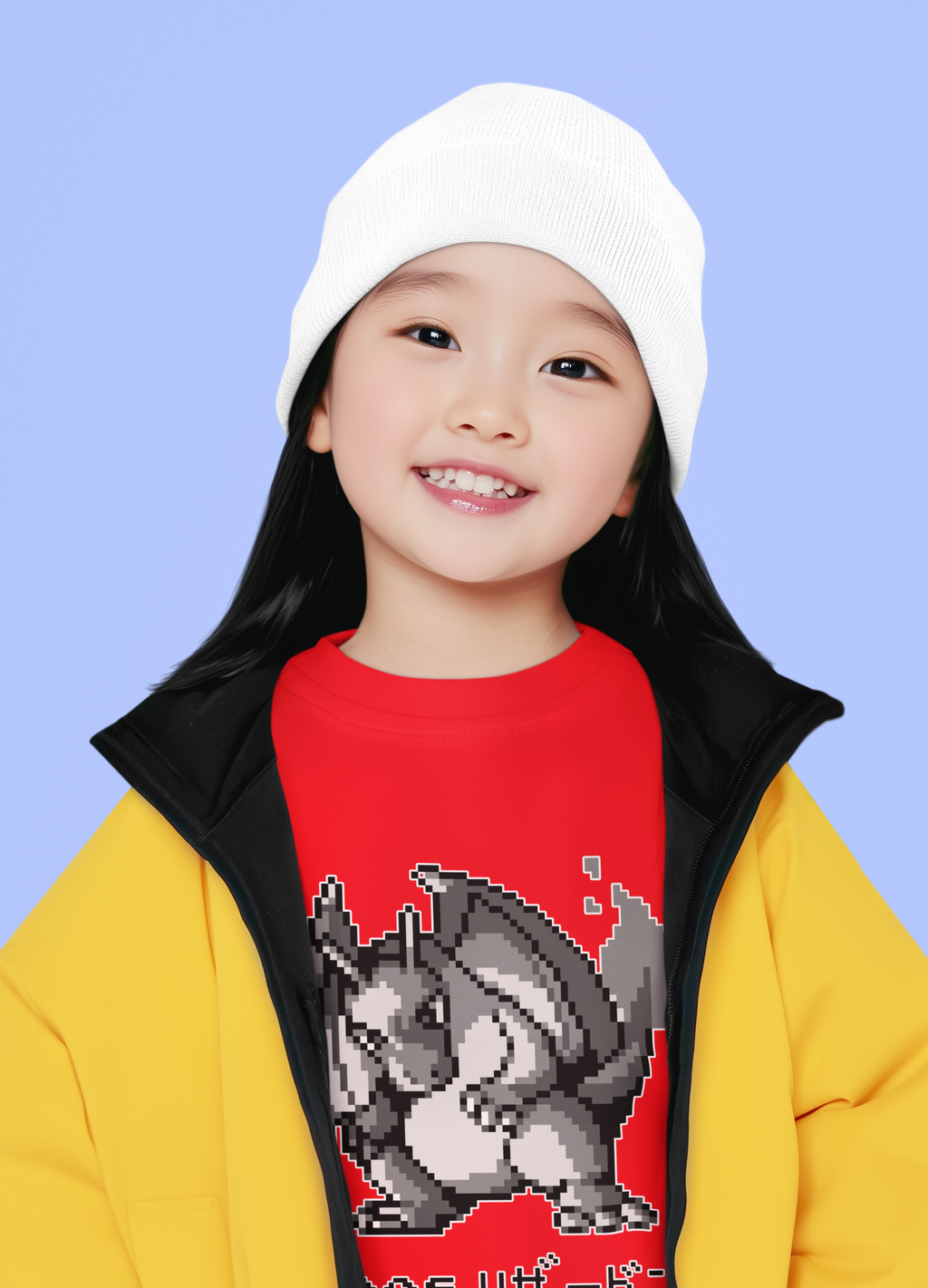 Red & Blue Sprites - PKMN009 - Playera Infantil Cuello Redondo (4 - 7 años)