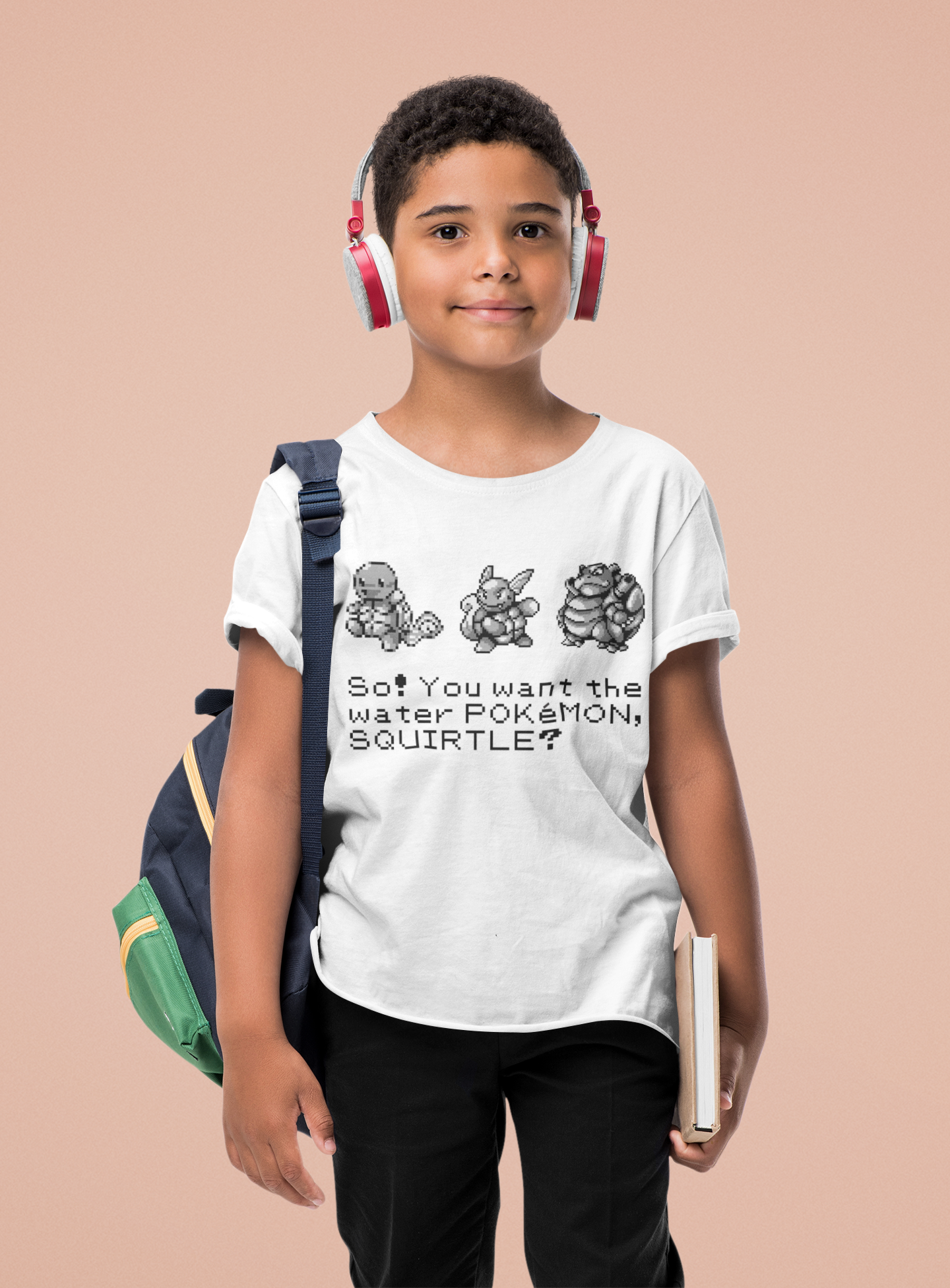 Red & Blue Sprites - So! - PKMN016 - Playera Infantil Cuello Redondo (4 - 7 años)