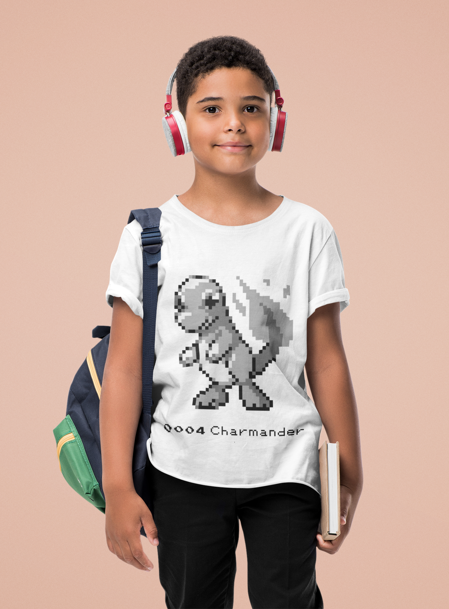 Red & Blue Sprites - PKMN005 - Playera Infantil Cuello Redondo (4 - 7 años)
