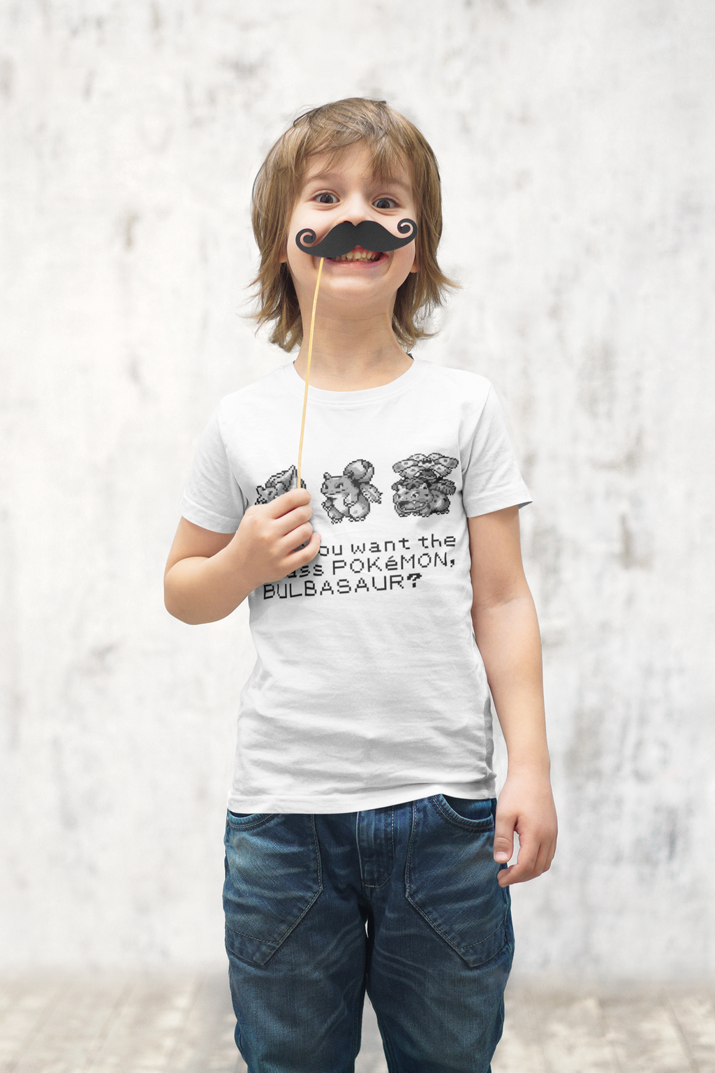 Red & Blue Sprites - So! - PKMN014 - Playera Infantil Cuello Redondo (4 - 7 años)