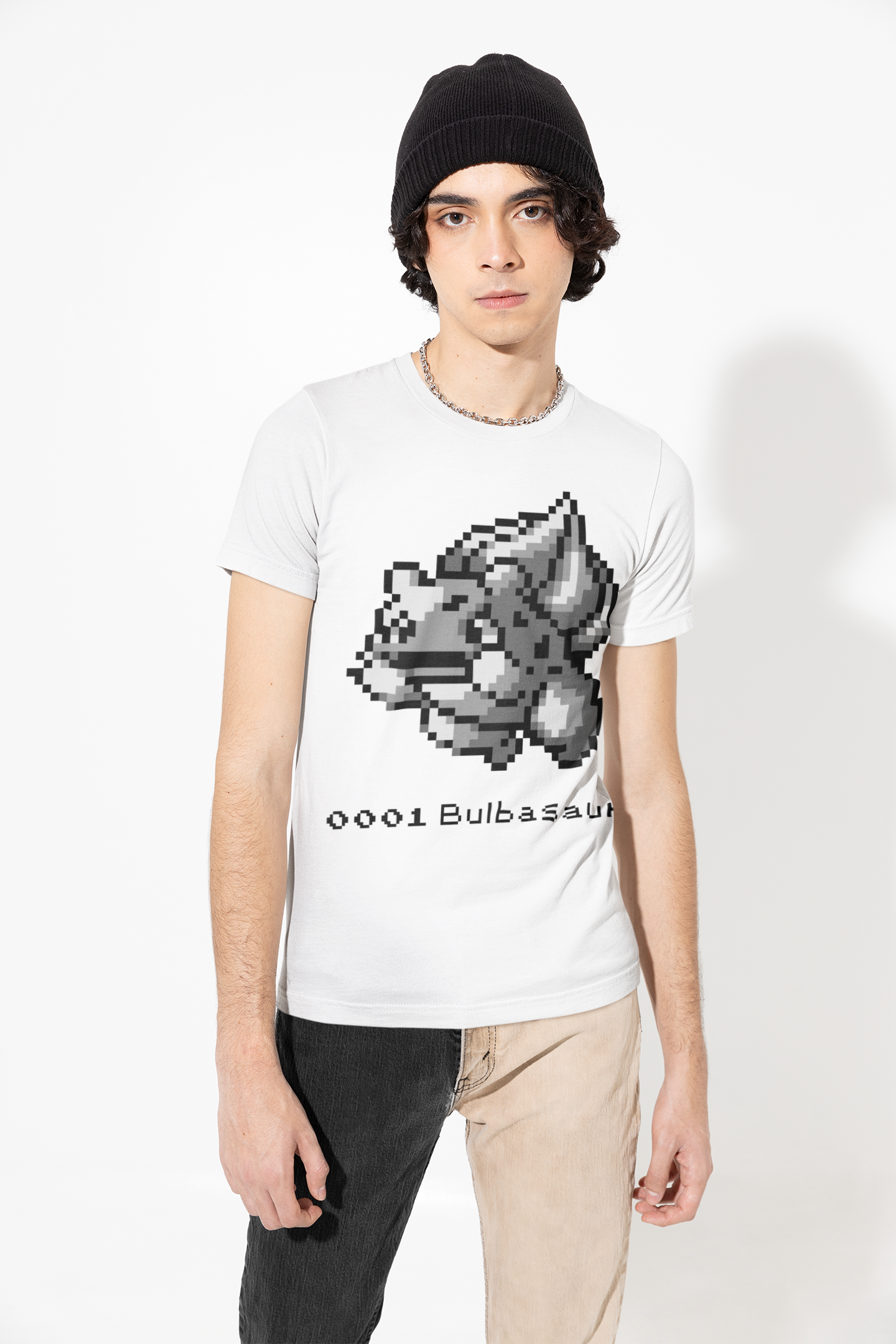 Red & Blue Sprites - PKMN004 - Playera Cuello Redondo