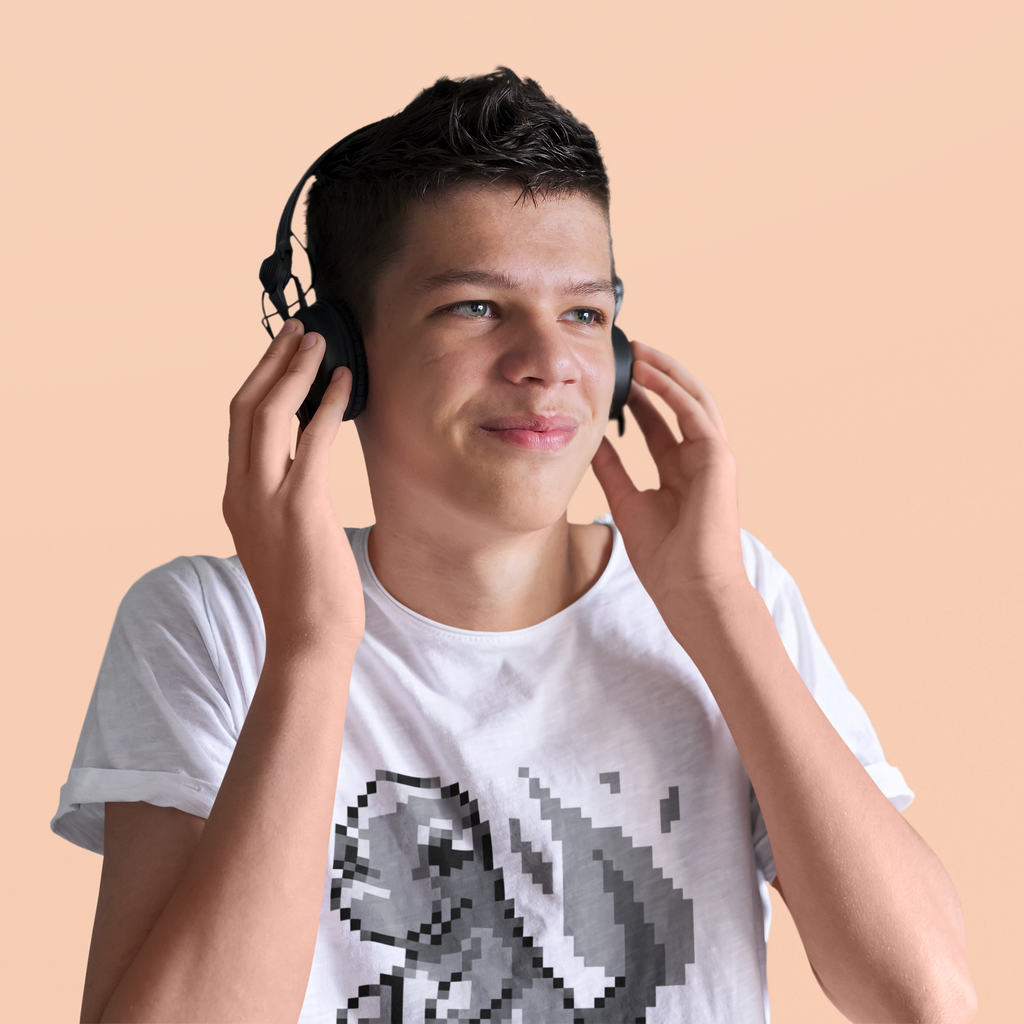 Red & Blue Sprites - PKMN005 - Playera Juvenil Cuello Redondo (8 - 14 años)