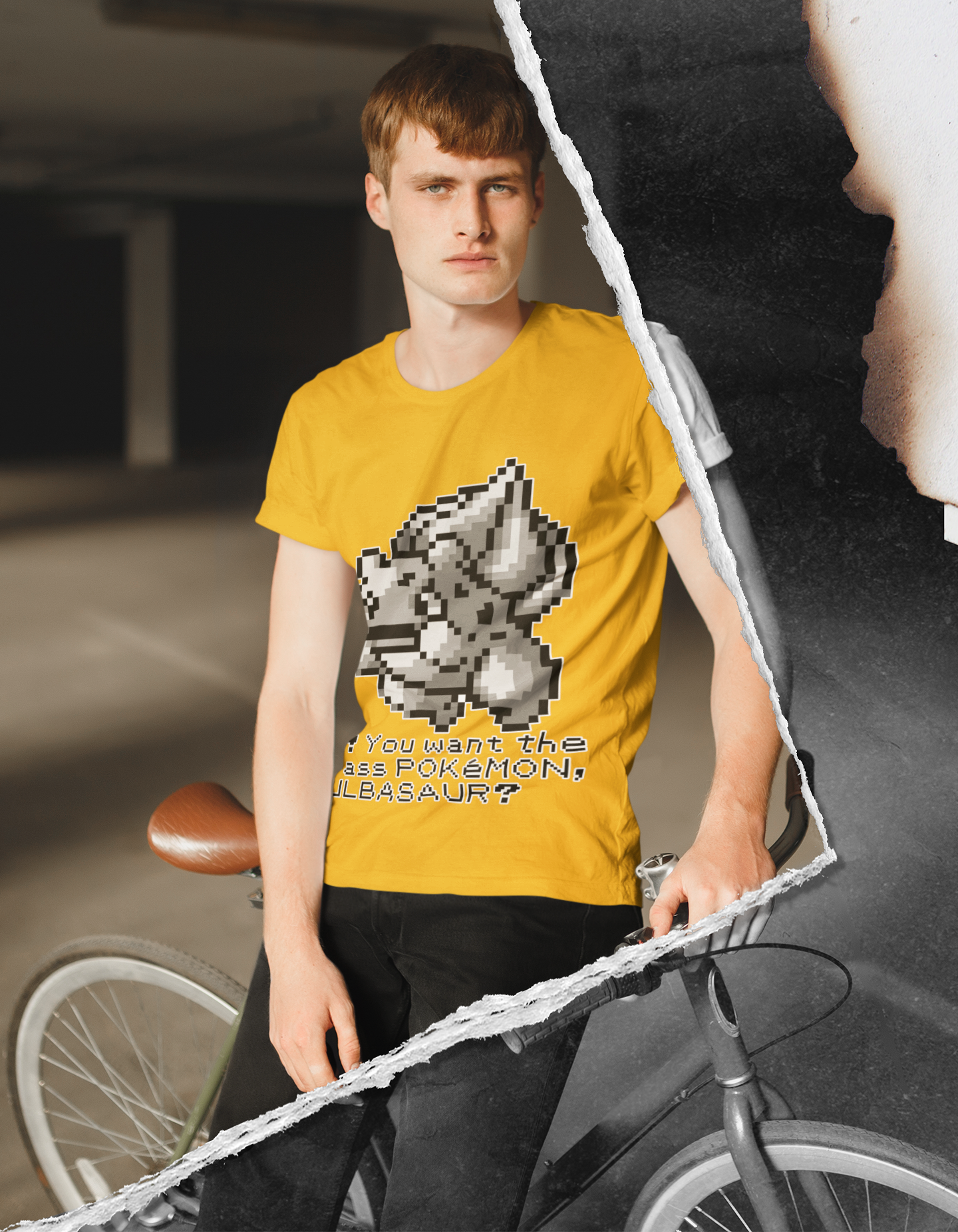 Red & Blue Sprites - So! - PKMN017 - Playera Cuello Redondo