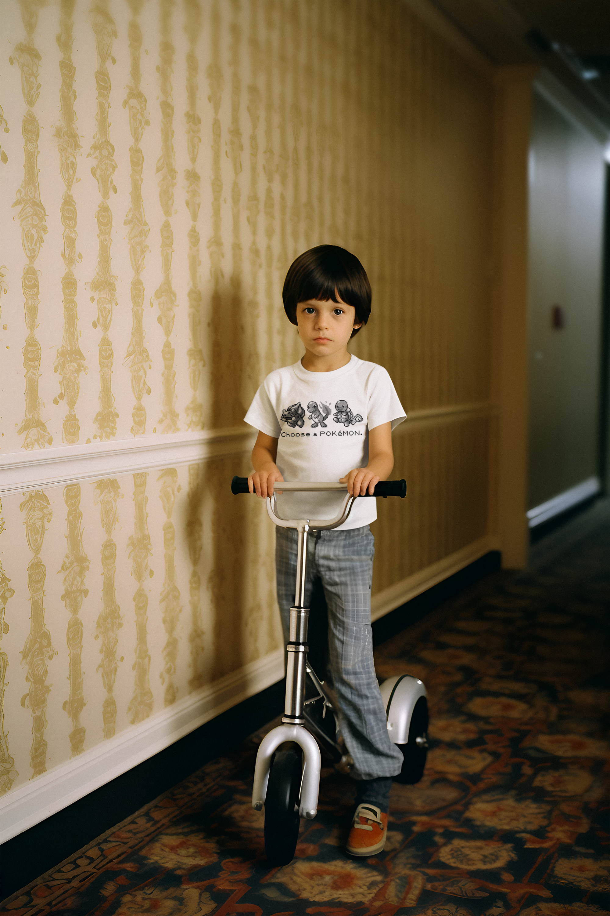 Red & Blue Sprites  - CHOOSE - PKMN013 - Playera Infantil Cuello Redondo (4 - 7 años)