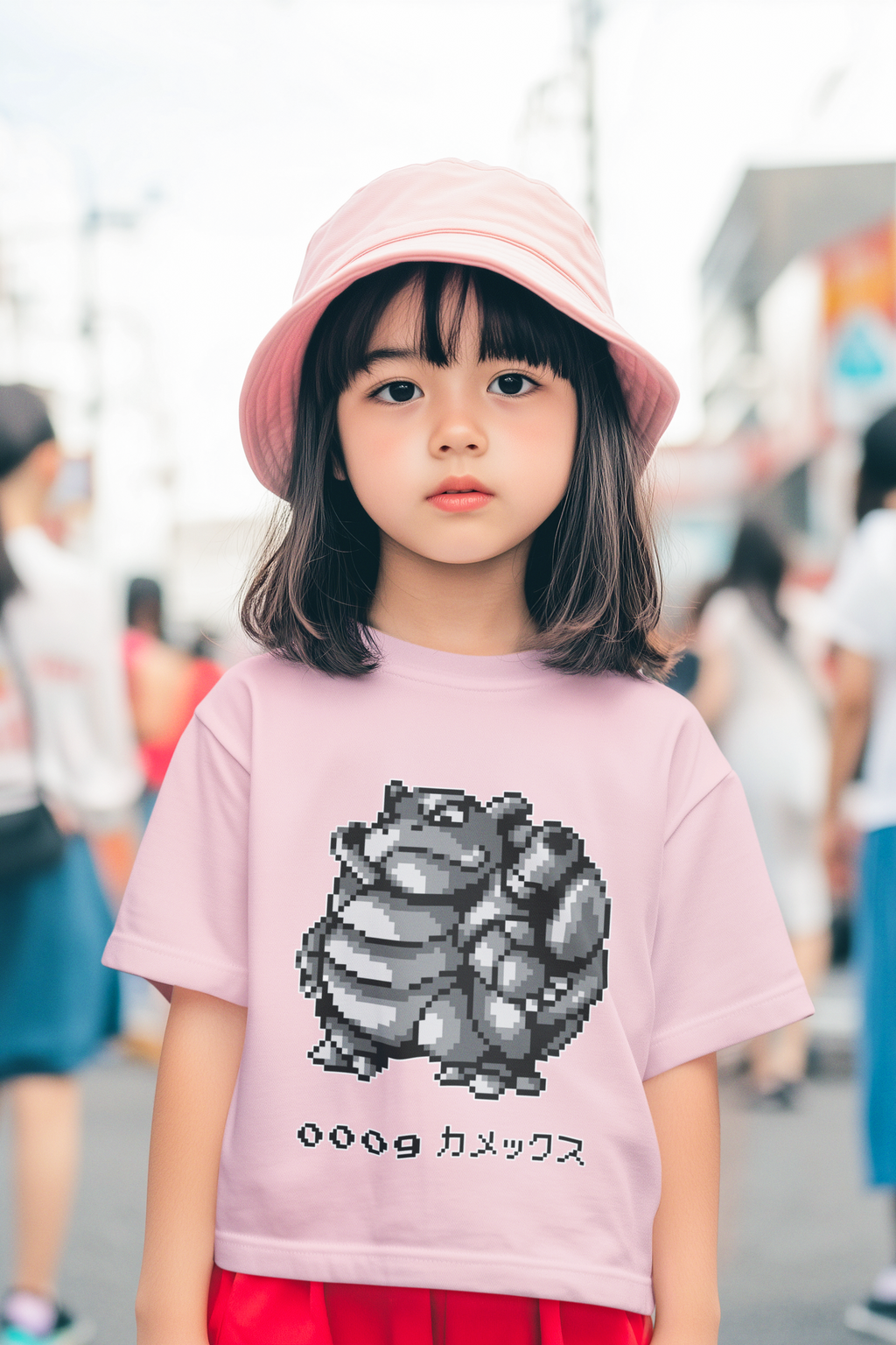 Red & Blue Sprites - PKMN011 - Playera Infantil Cuello Redondo (4 - 7 años)