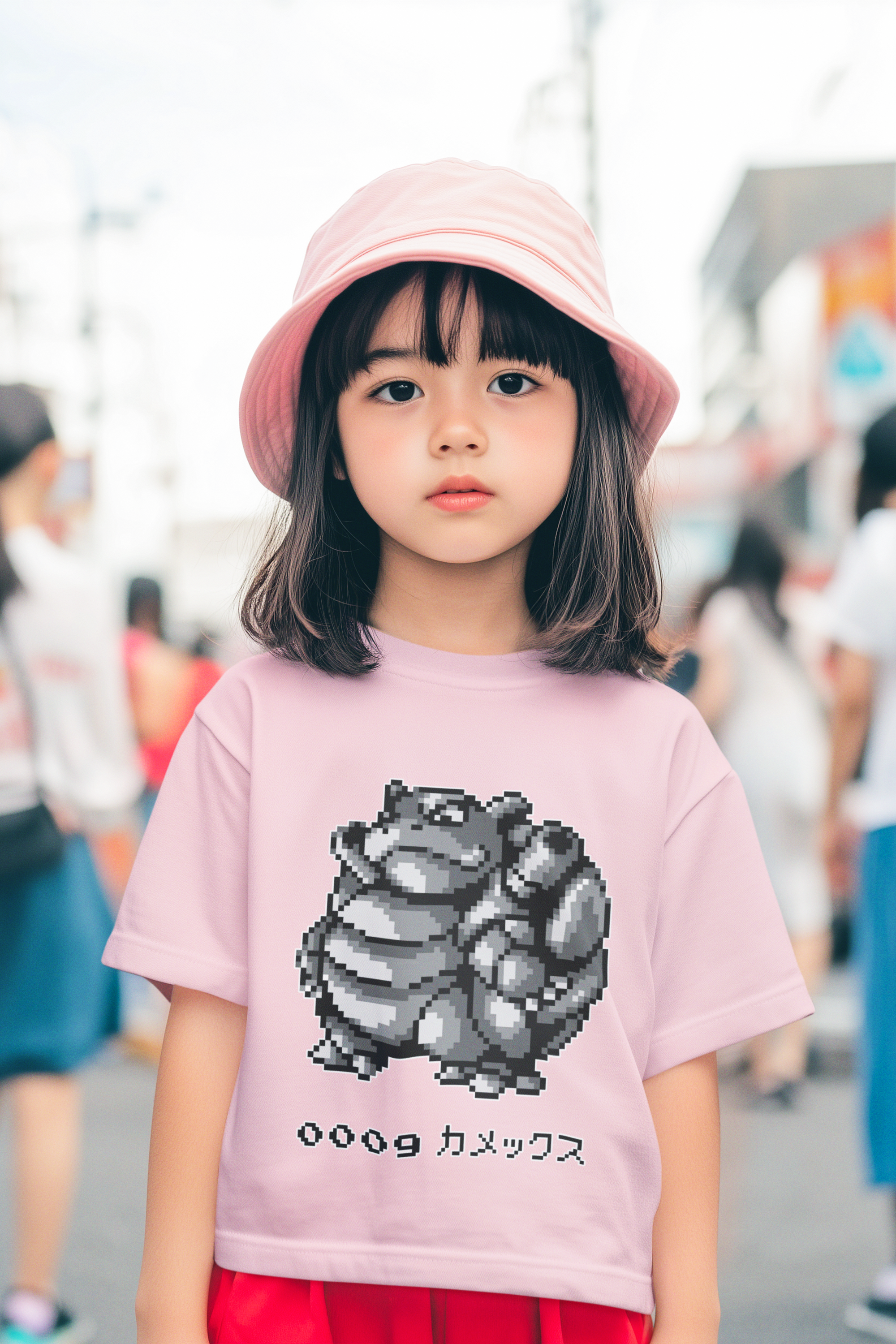 Red & Blue Sprites - PKMN011 - Playera Infantil Cuello Redondo (4 - 7 años)