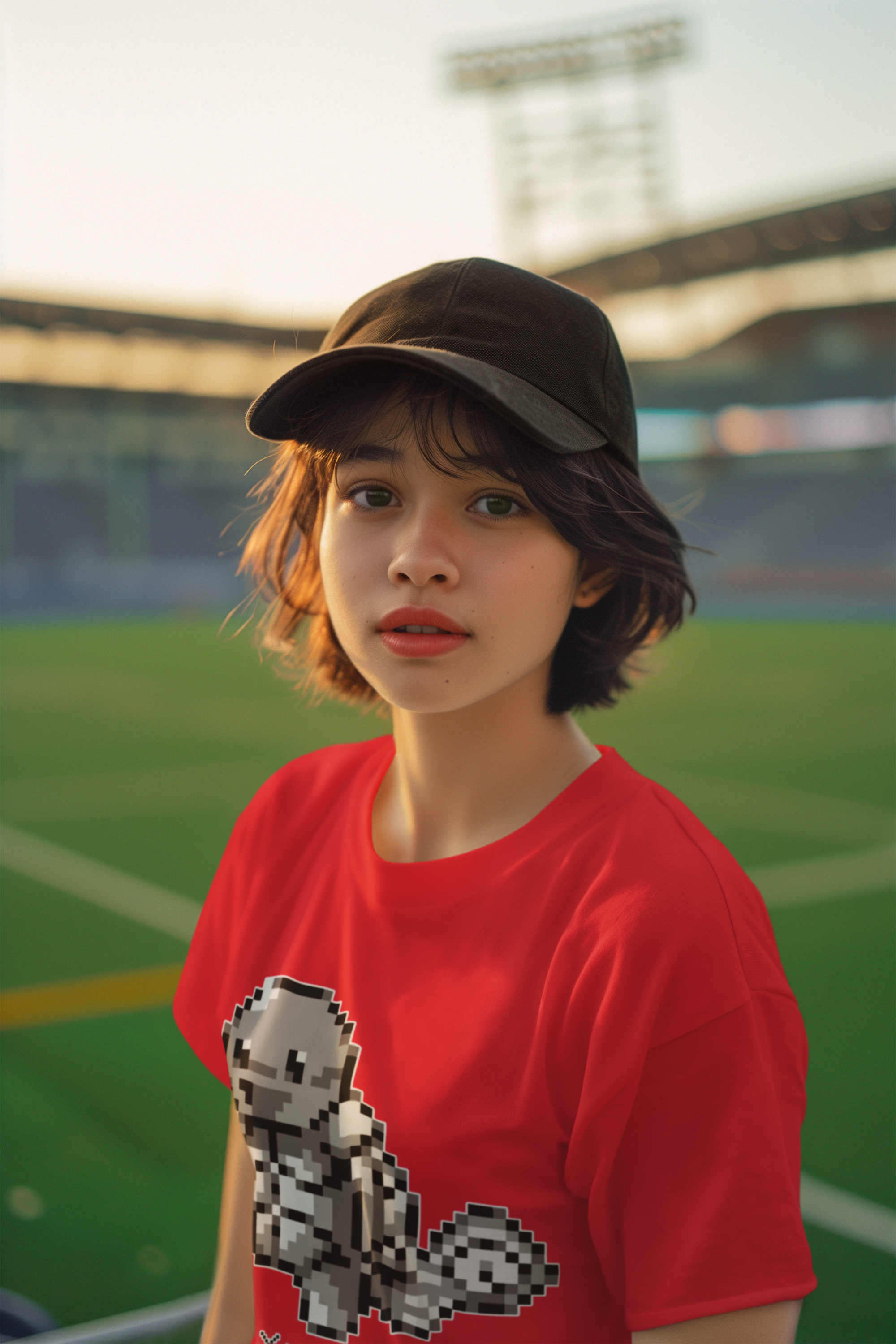 Red & Blue Sprites - So! - PKMN019 - Playera Juvenil Cuello Redondo (8 - 14 años). Peso: 200 gr/m²