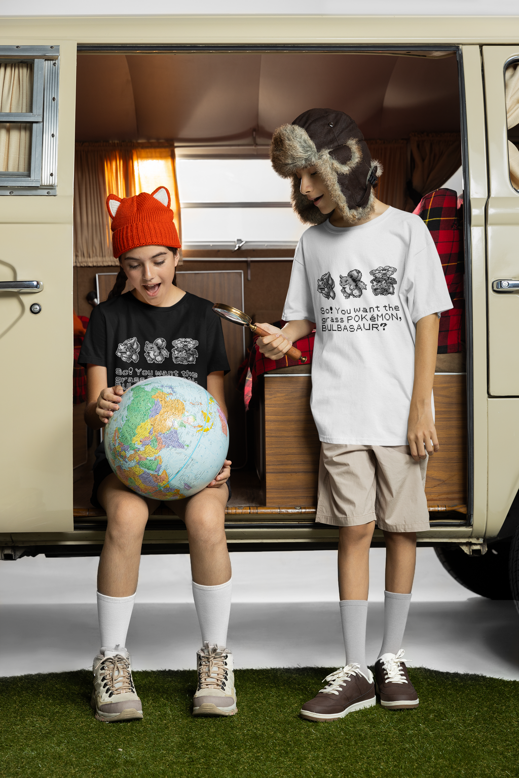 Red & Blue Sprites - So! - PKMN014 - Playera Juvenil Cuello Redondo (8 - 14 años)