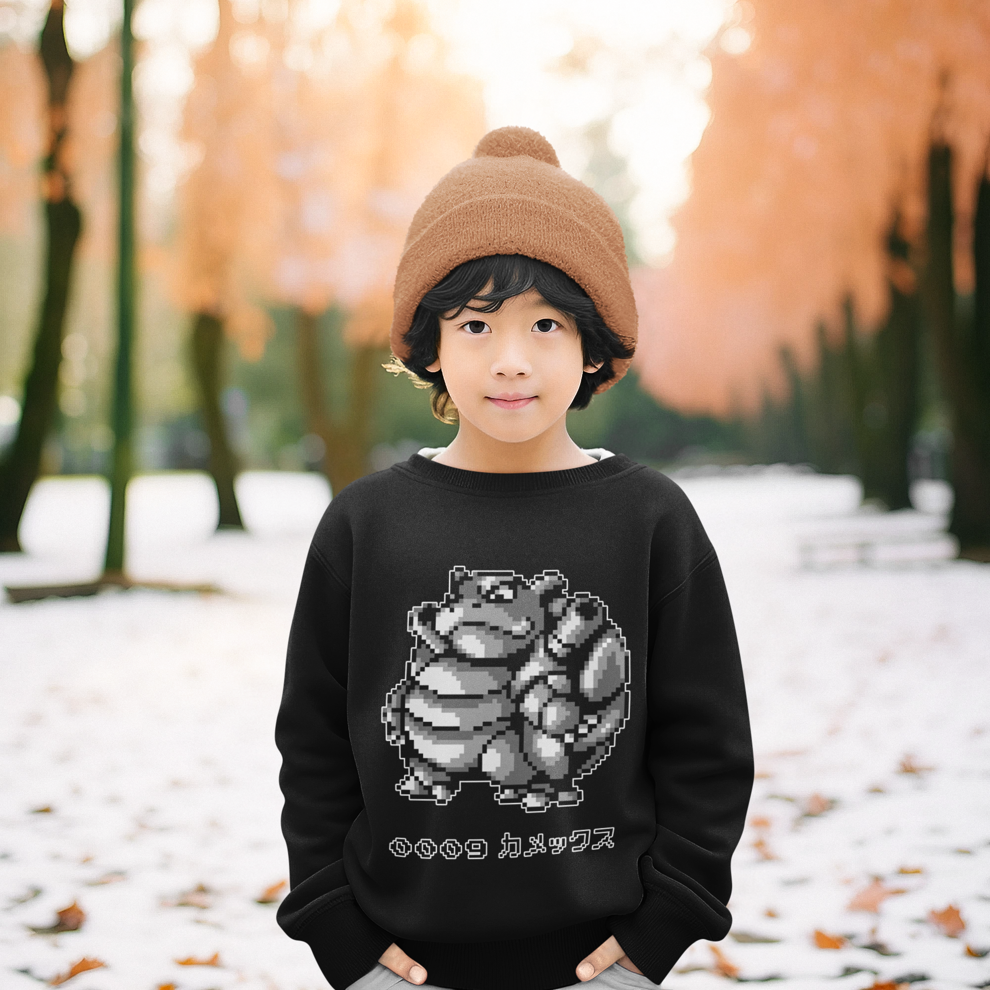 Red & Blue Sprites - PKMN011 - Sudadera Infantil Cuello Redondo (4 - 7 años)