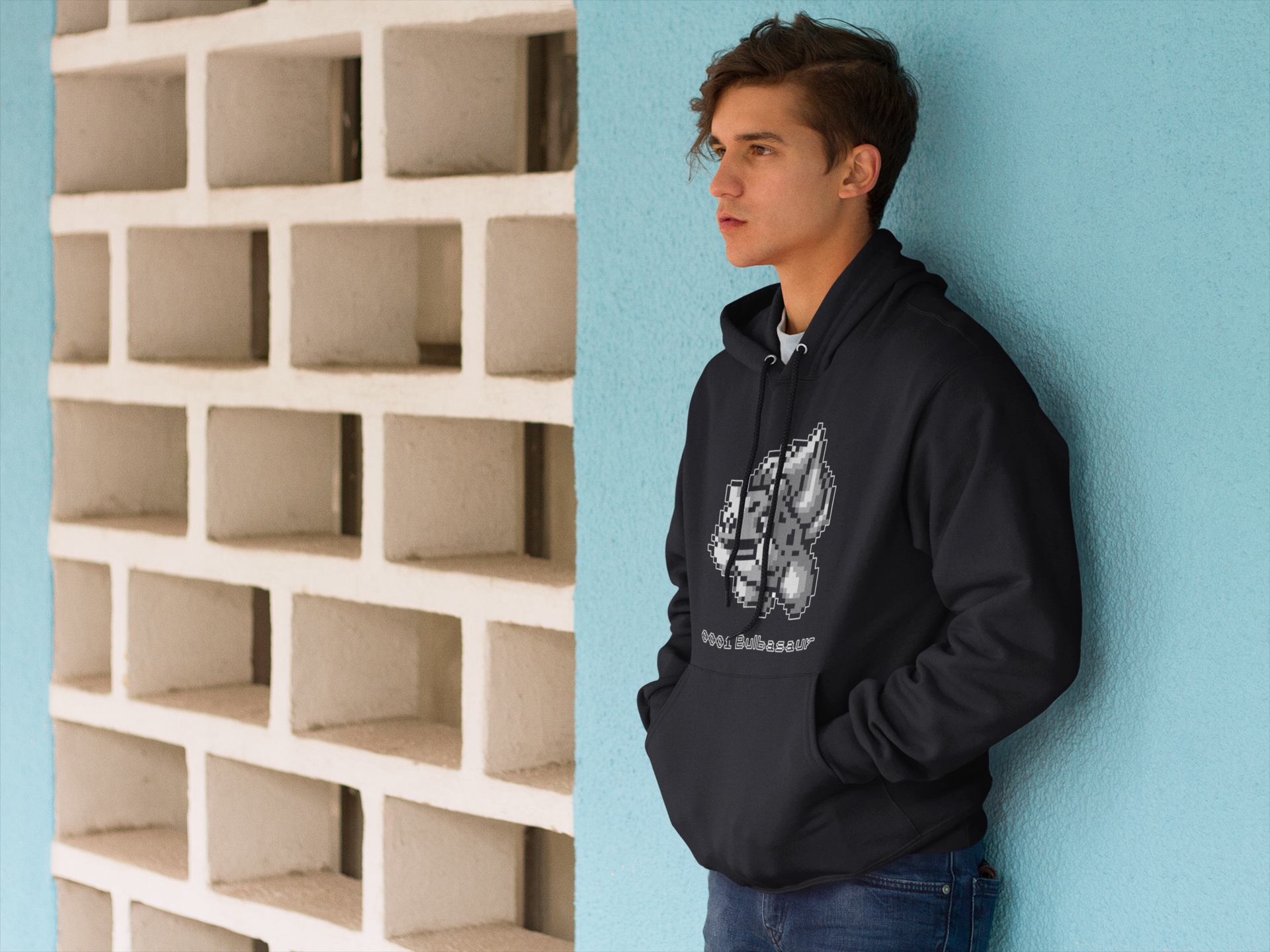 Red & Blue Sprites - PKMN004 - Sudadera con Capucha y Cangurera